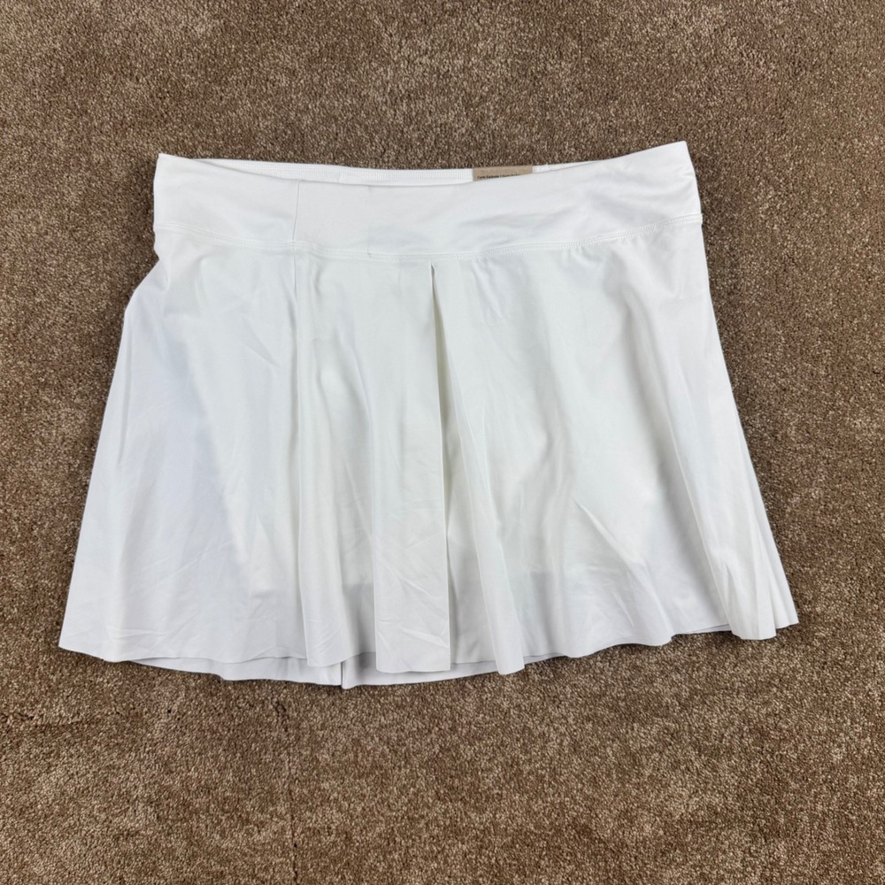 Nike Dri-FIT Womens Golf Skort White‎ Pleated Athletic Skirt DD3735-100 XL NEW